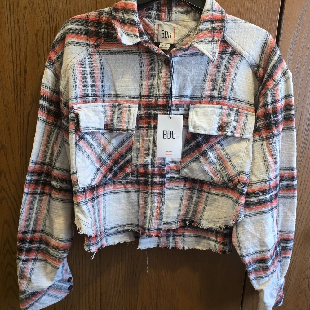Urban Outfitters New Boho Cropped Shacket